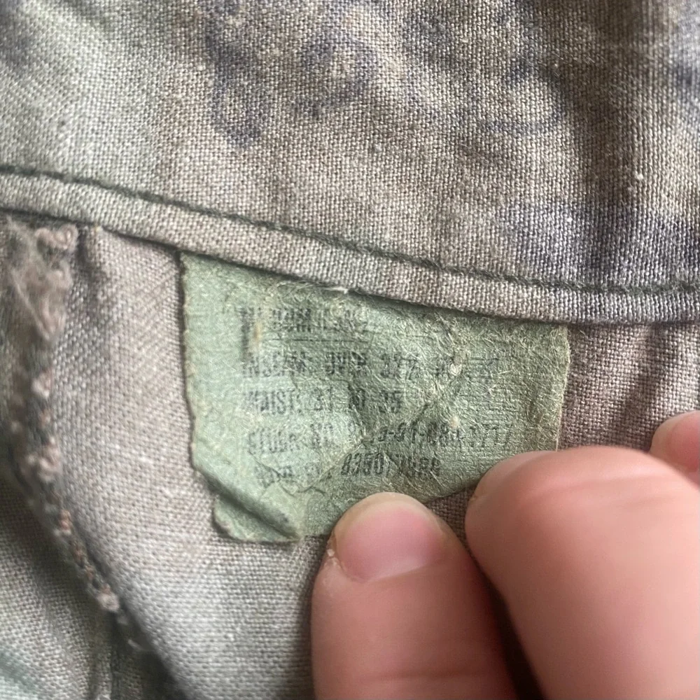 Authentic Vintage US Army Military Camouflage Jacket & Pants | Large & Medium